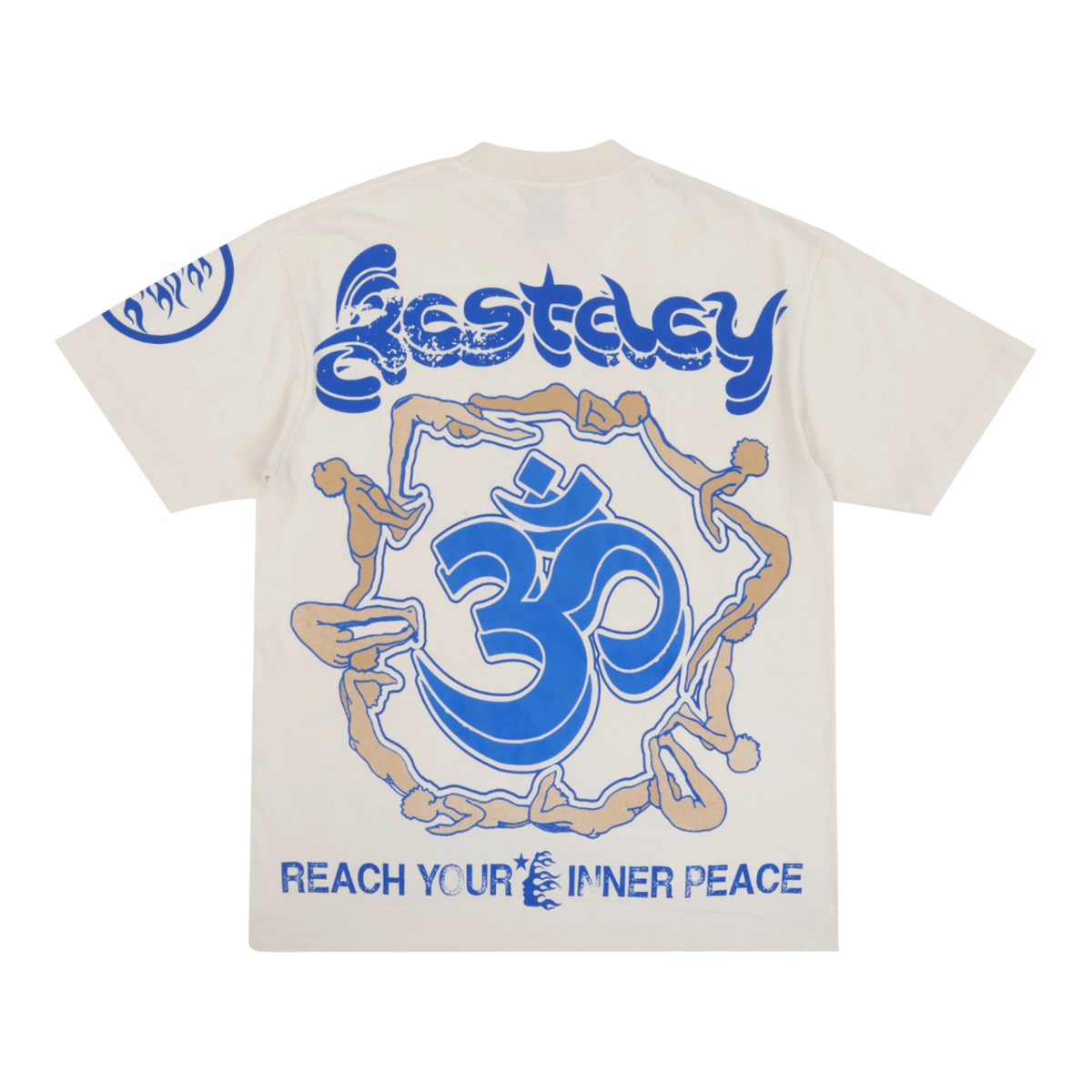 Hellstar Studios Yoga Tee Cream/Blue