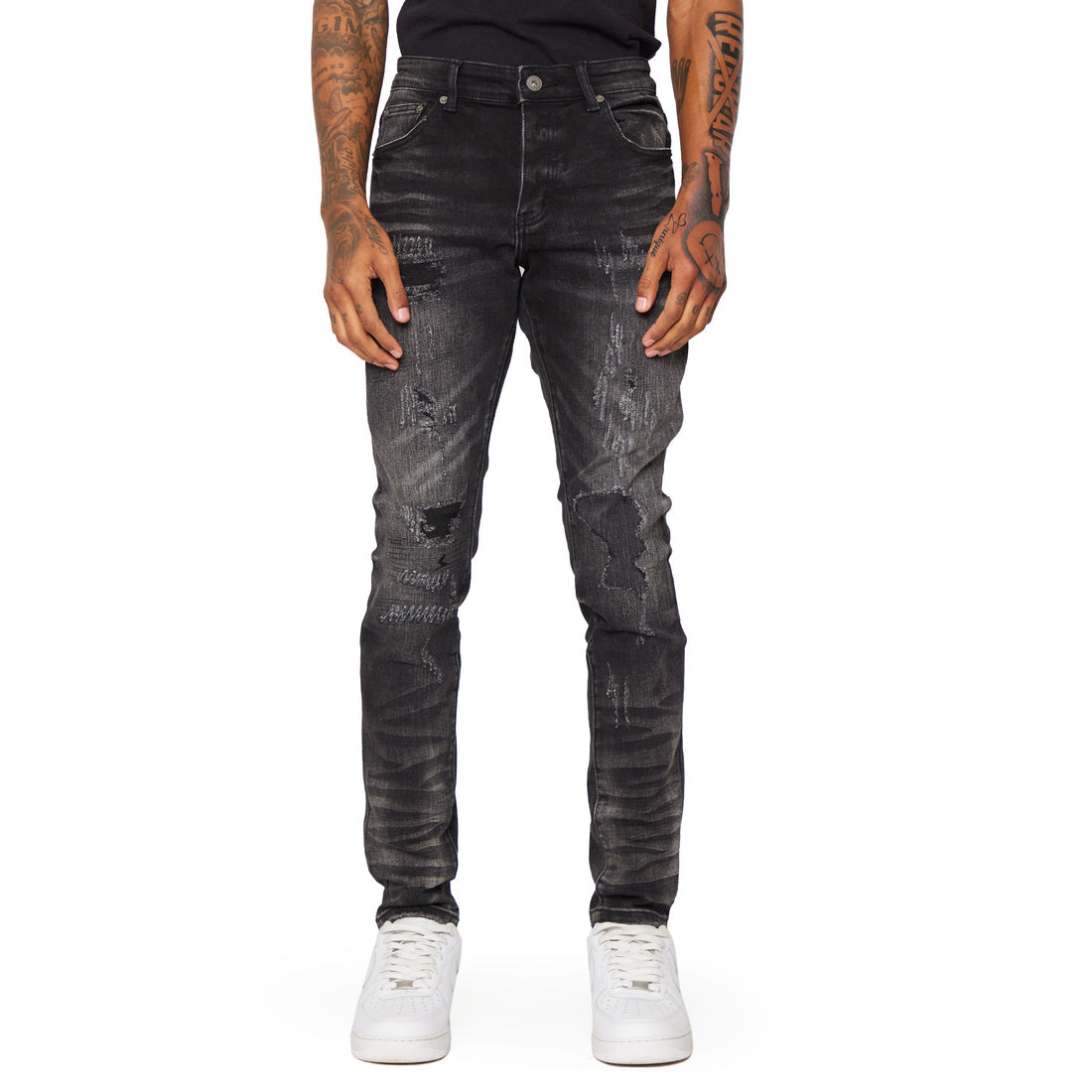 Valabasas BEALE STREET” LAVATO NERO SKINNY JEAN