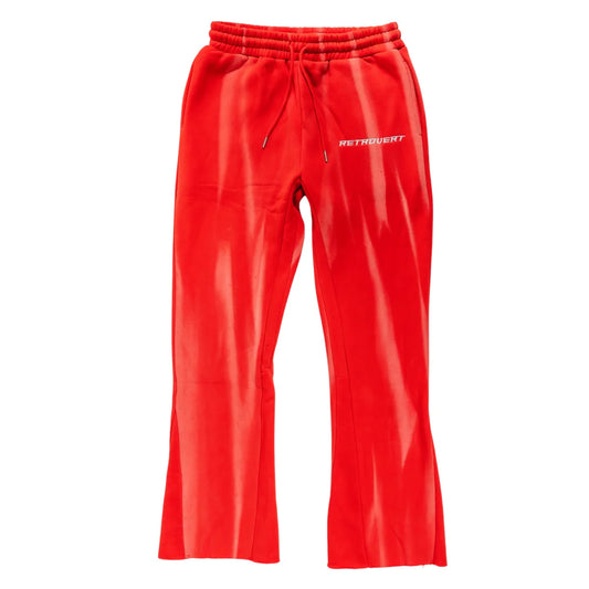 Retrovert Flare Red Sweatpants