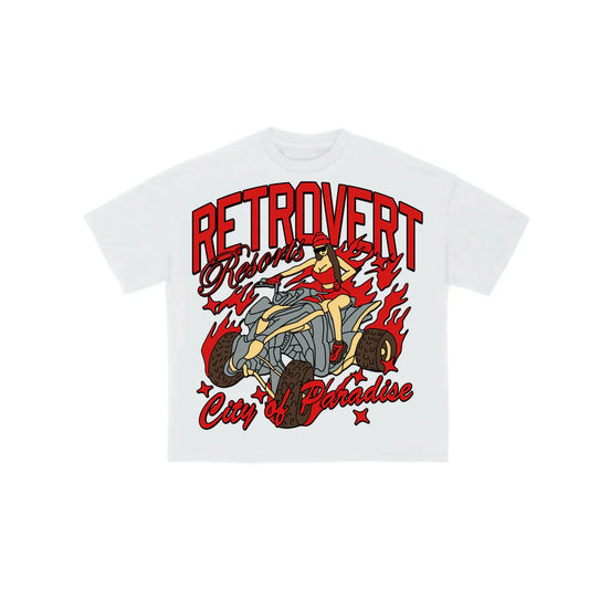 Retrovert Paradise Tee Red