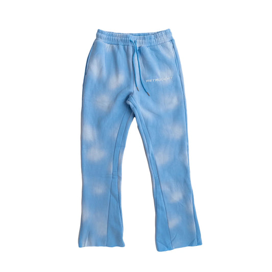 Retrovert Flare Baby Blue Sweatpants