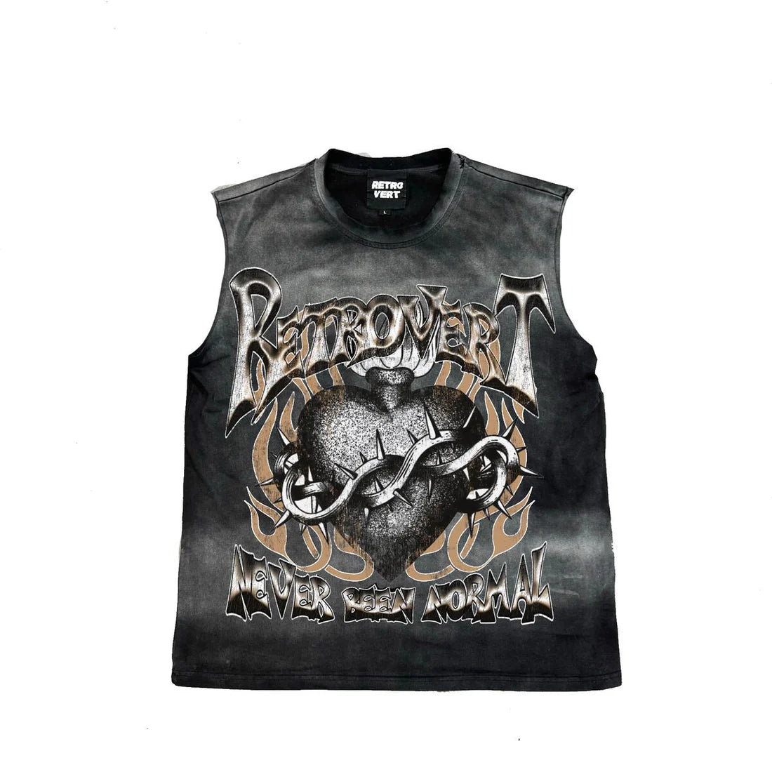 Retrovert Heart Thorn Cutoff T-Shirt