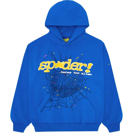 Sp5der Web Hoodie TC Blue/Yellow