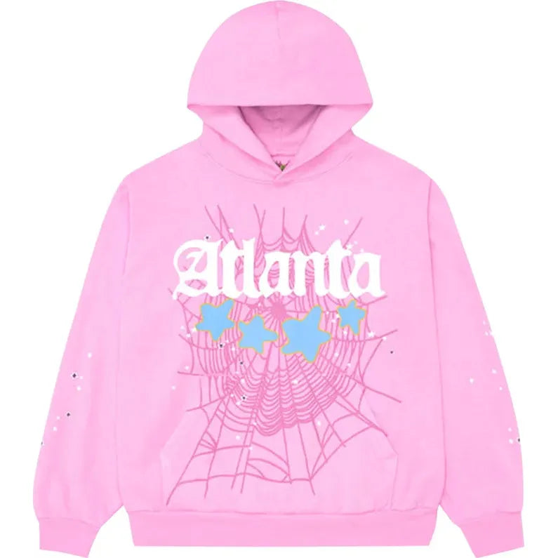 Sp5der Atlanta Hoodie Pink