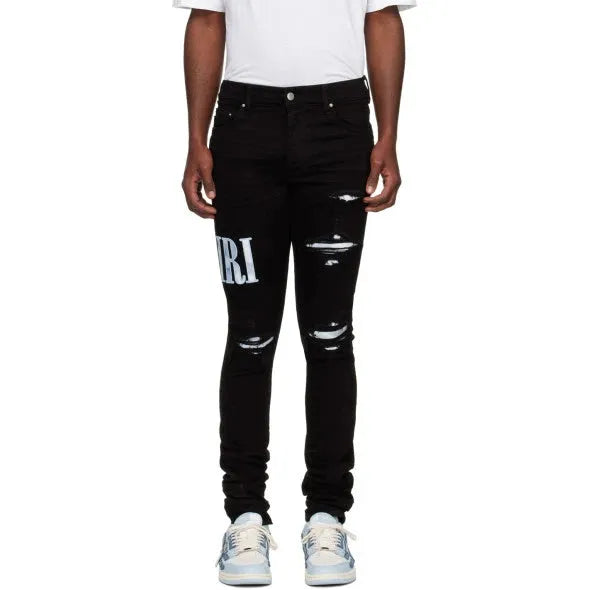 AMIRI Black Tie-Dye Core Jeans