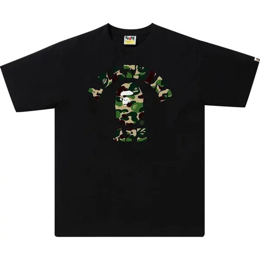 BAPE ABC Camo College Tee 'Black/Green'