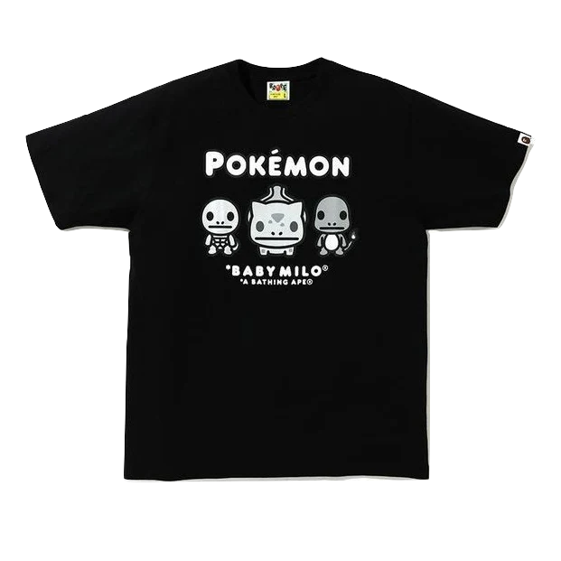 Bape X Pokemon 1st Pokemon Tee - Black