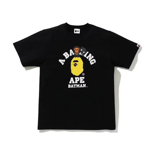 Bape x DC Baby Milo Batman College Tee 'Black'