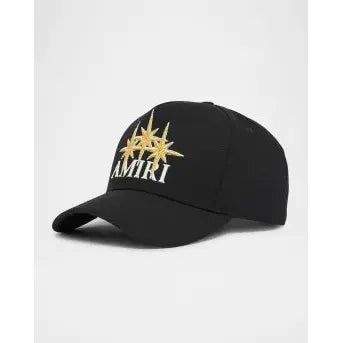 Amiri Starburst Logo Canvas Baseball Cap