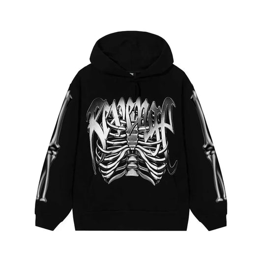 Revenge Chrome Skeleton Hoodie