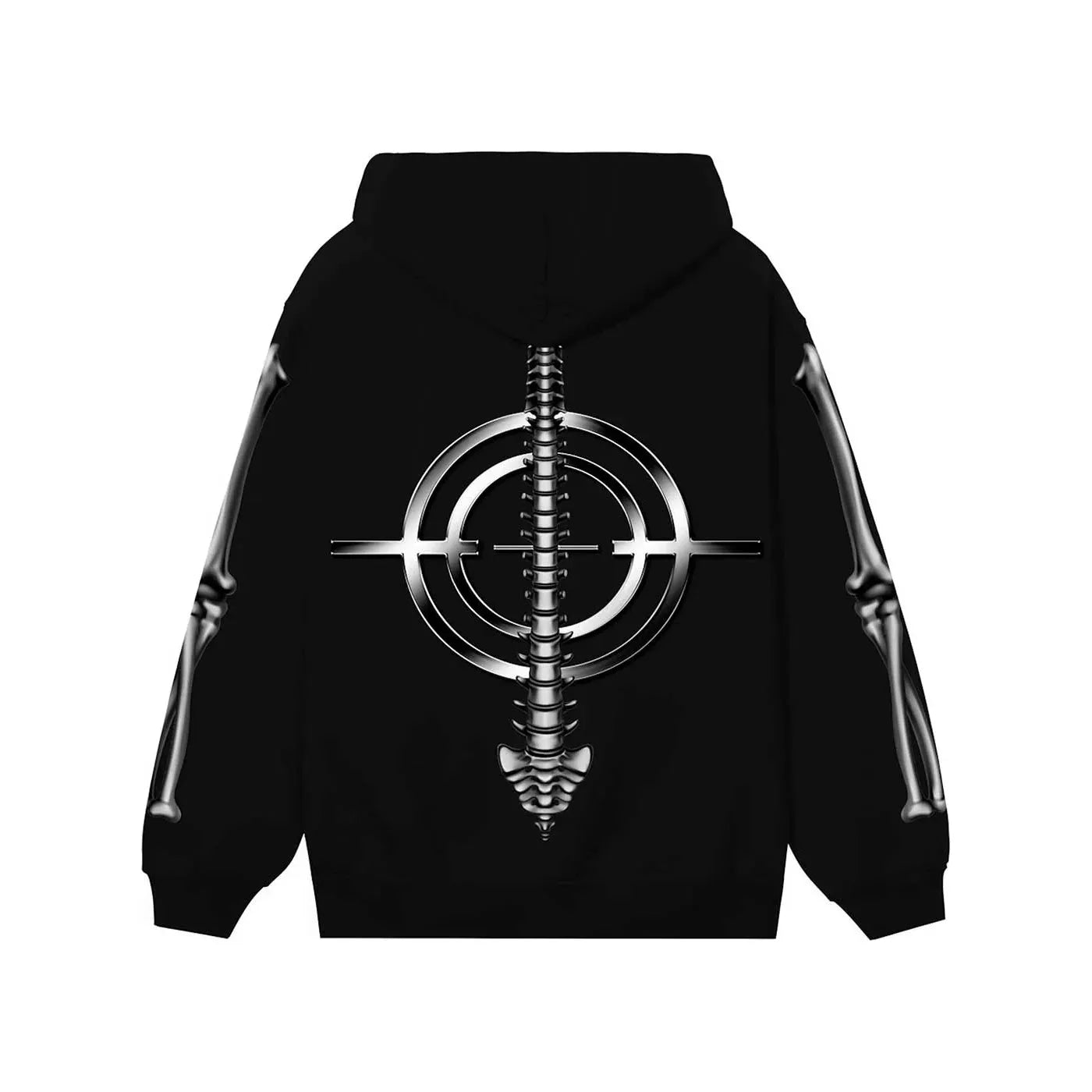 Revenge Chrome Skeleton Hoodie