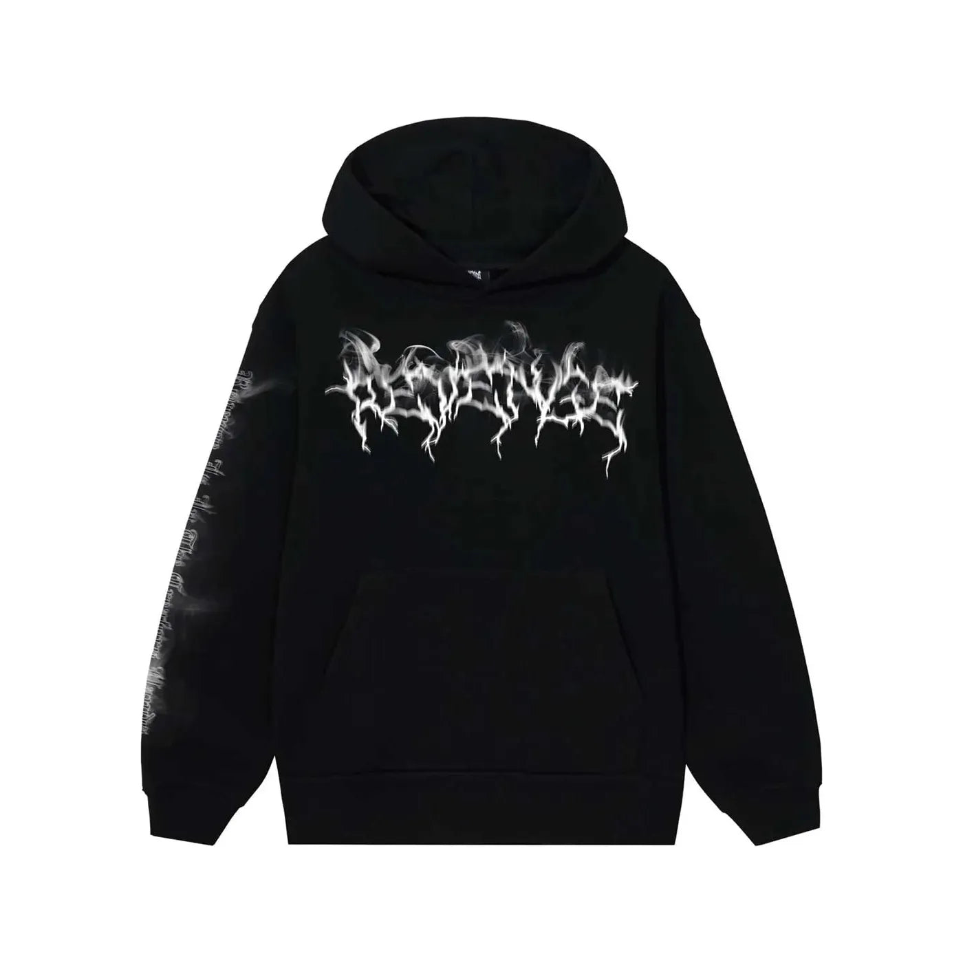 Revenge Smoke Lightning Hoodie Black