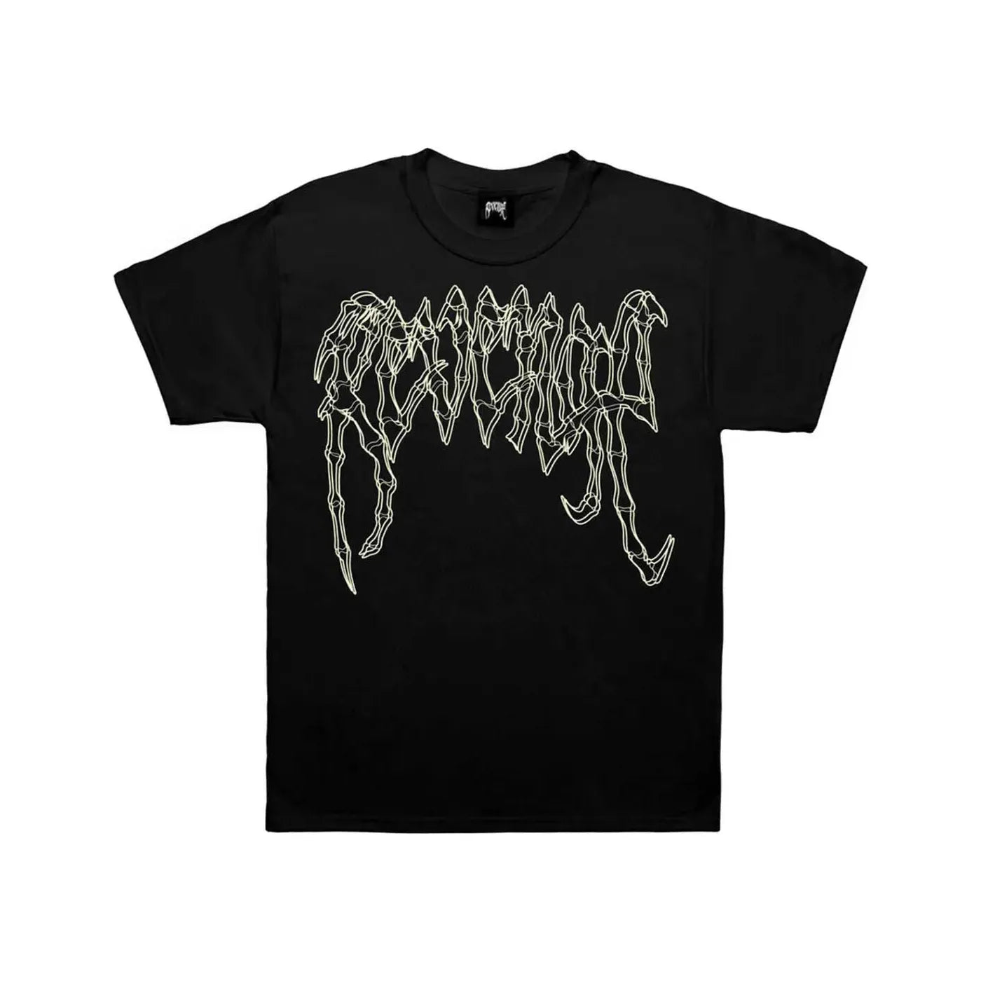 Revenge Crossbones Tee Black