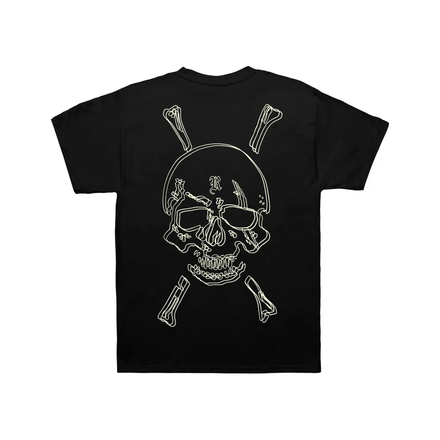 Revenge Crossbones Tee Black