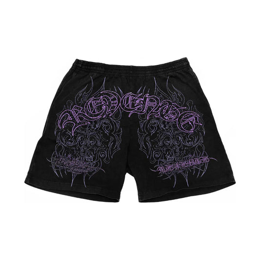 Revenge X Rolling Loud Arcane Shorts Black/Purple