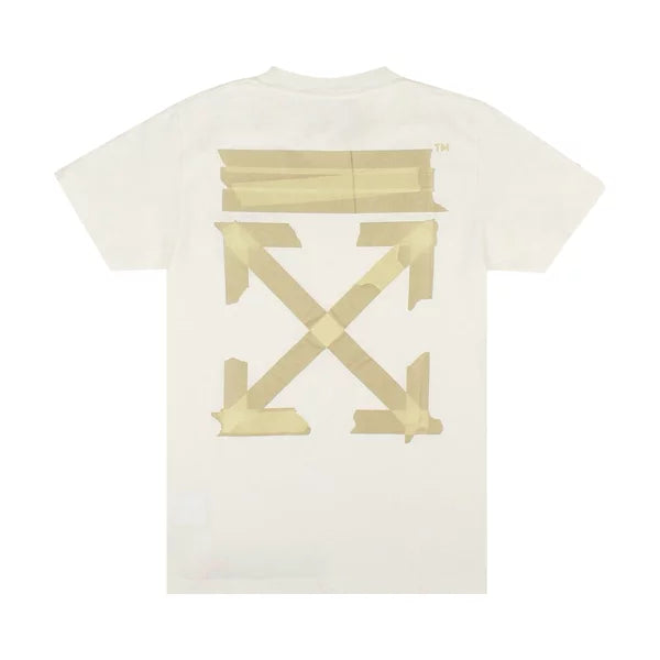 Off-White Tape Arrows T-Shirt 'White/Beige'