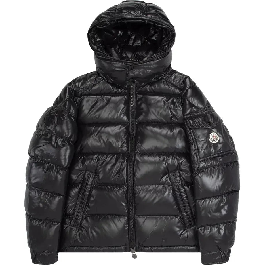 Moncler Ecrins Quilted Shell Hooded Down Jacket