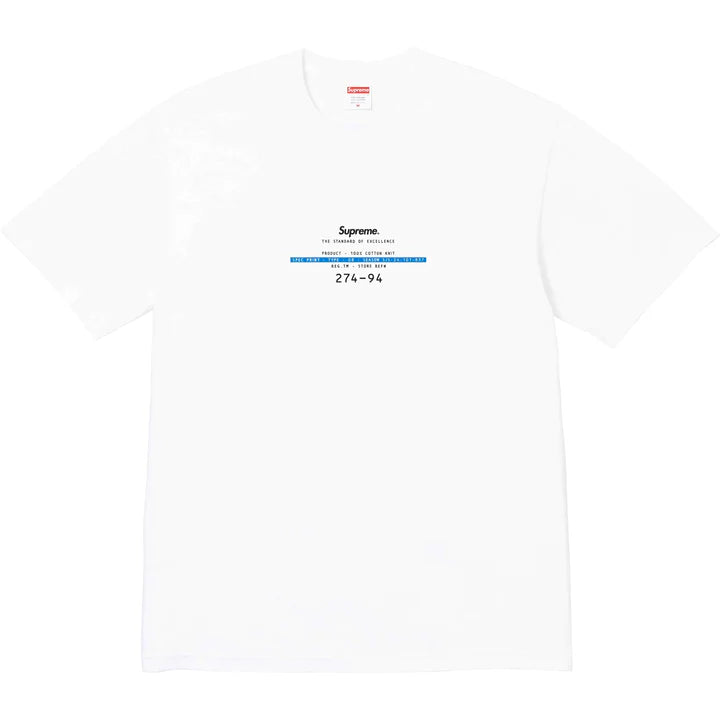 Supreme Standard Tee White