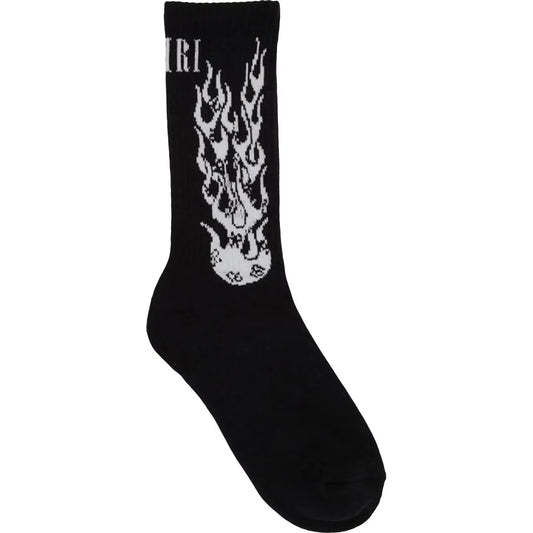 Amiri Flames Sock 'Black’