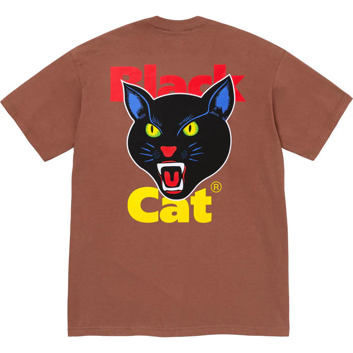 Supreme Black Cat Tee ‘Brown