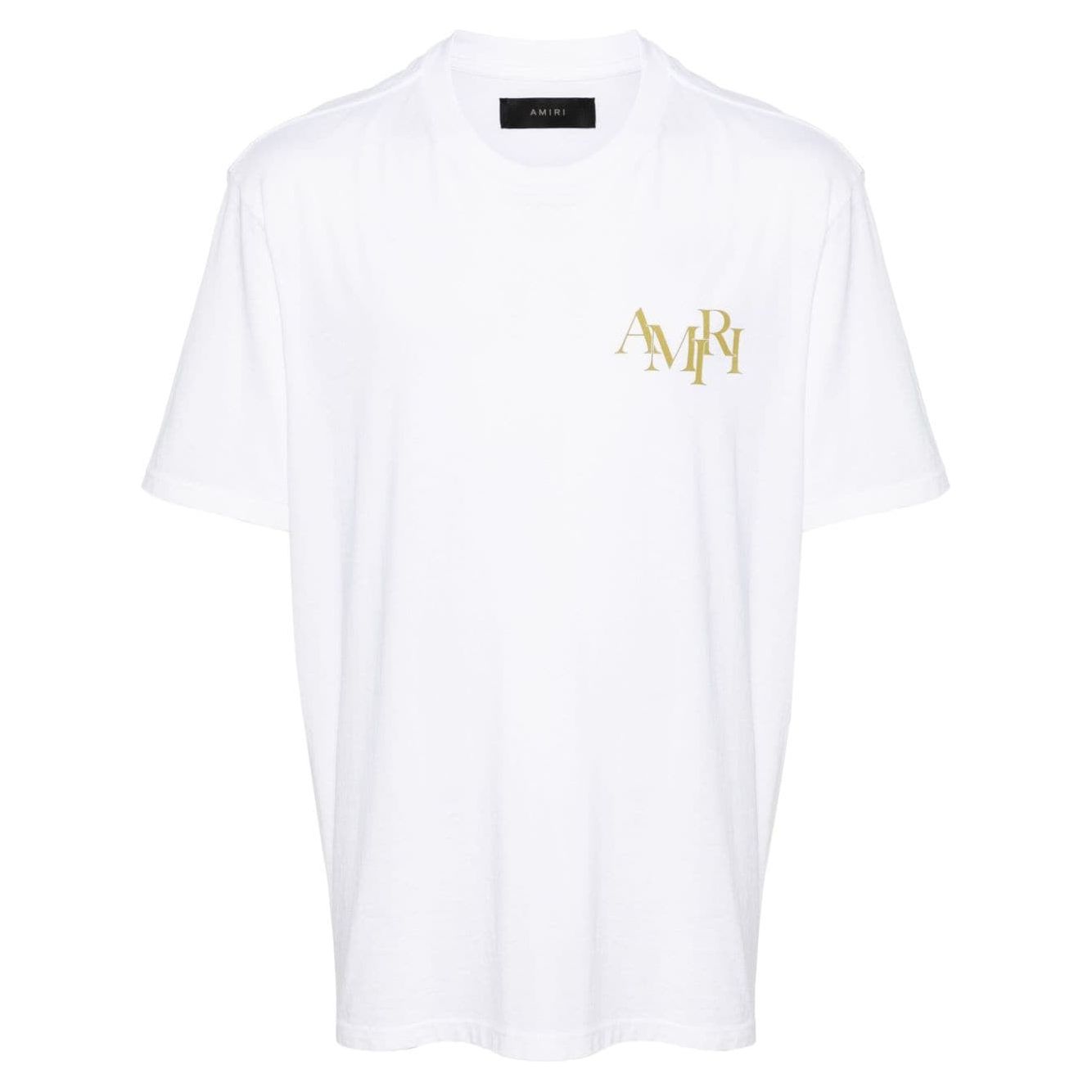 Amiri Champagne cotton T-shirt