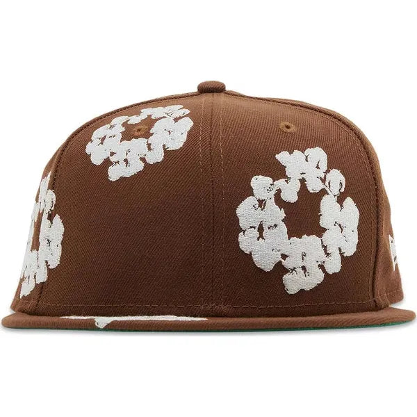 Denim Tears x New Era Cotton Wreath 59/50 'Brown' Hat