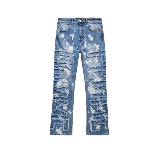 Homme + Femme Twilight Paint Splatter Denim