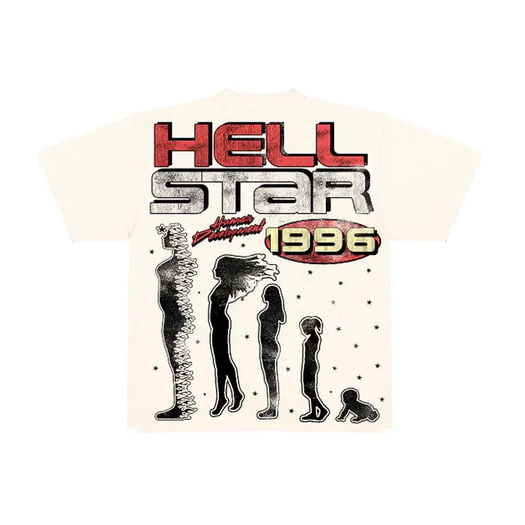 Hellstar Cranium Tee Cream/Black/Red