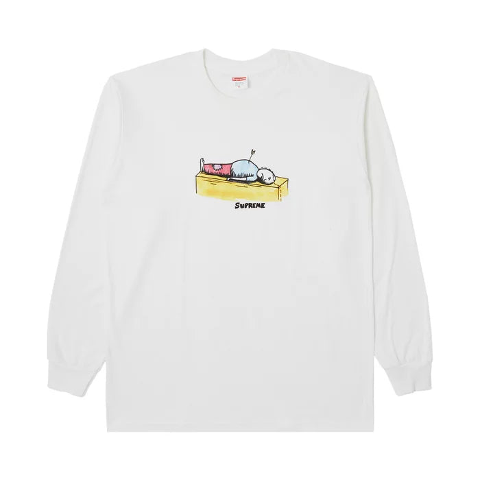 S*preme Neil Blender Arrow L/S Tee ‘White’
