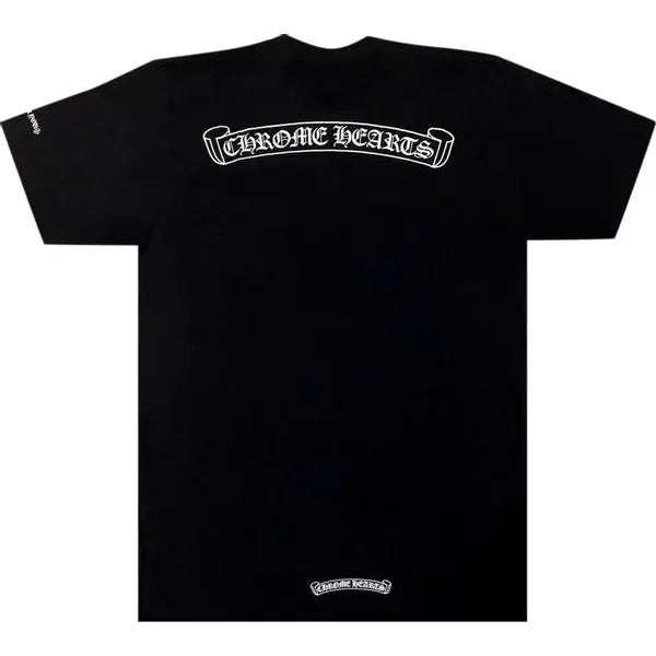 Chrome Hearts Scroll Logo T-Shirt 'Black'