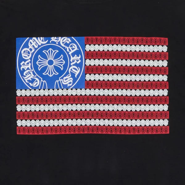 Chrome Hearts American Flag T-Shirt 'Black'