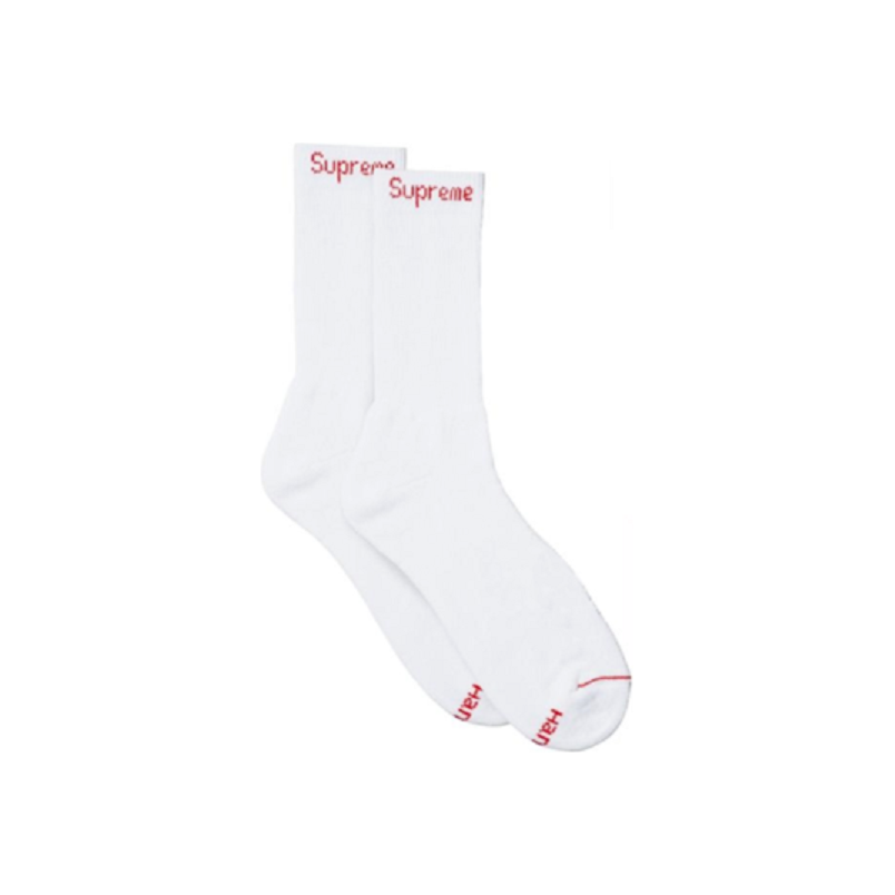 Supreme Socks White