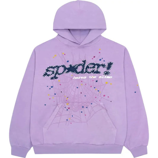 Sp5der Web Hoodie Açaí