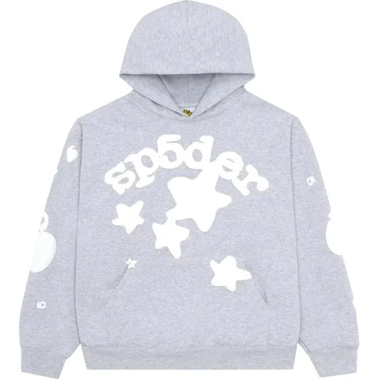 Sp5der Beluga Hoodie Grey