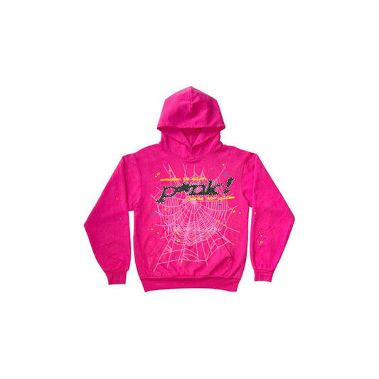 Sp*der Web Worldwide Punk Hoodie ‘Pink’