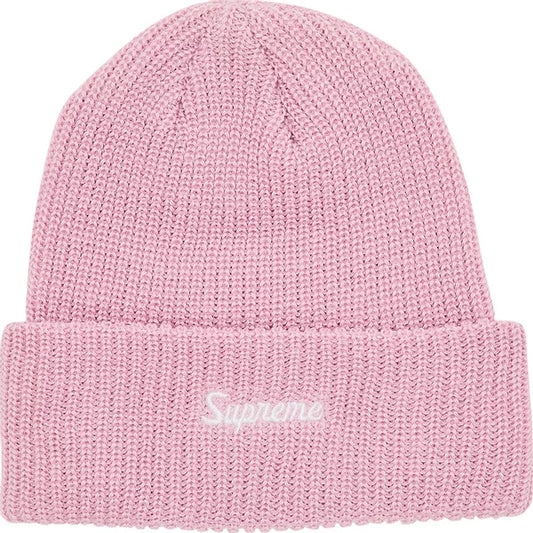 Supreme Loose Gauge Beanie 'Pink'