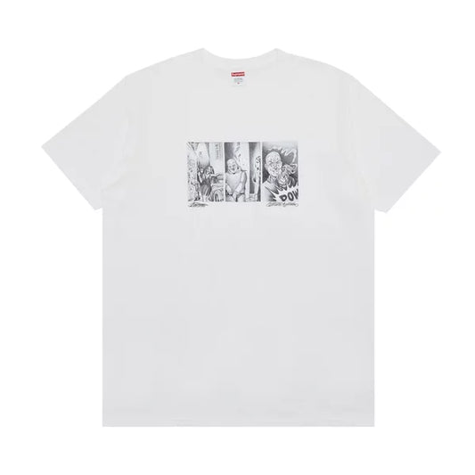 S*preme Mister Cartoon Pow Tee 'White'