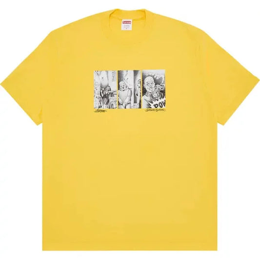 S*preme Mister Cartoon Pow Tee 'Yellow'