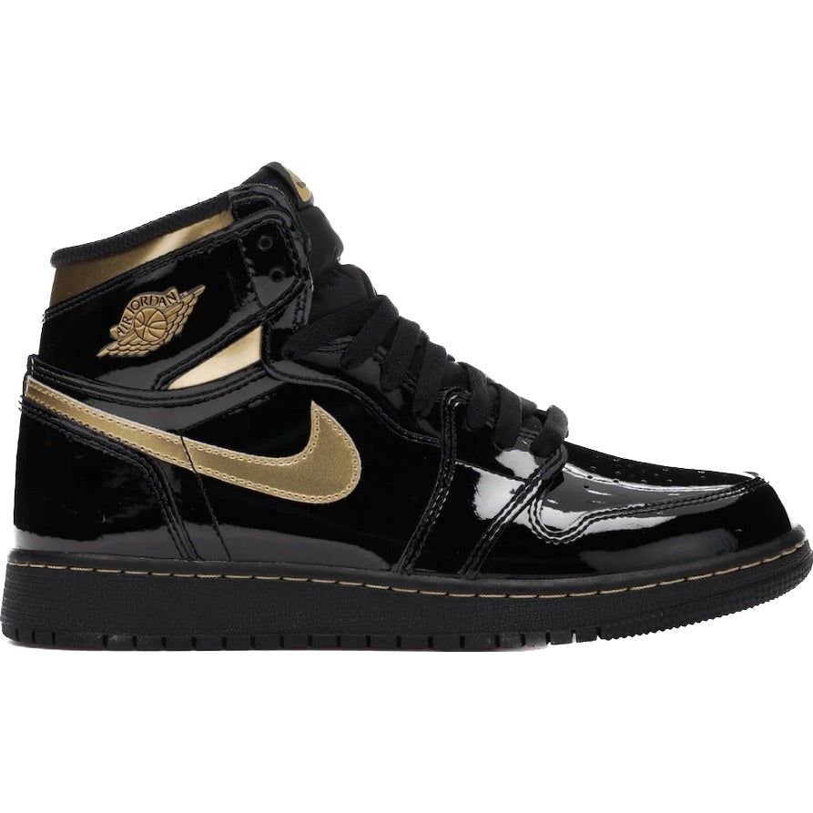 Jordan 1 Retro High Black Metallic Gold (GS)