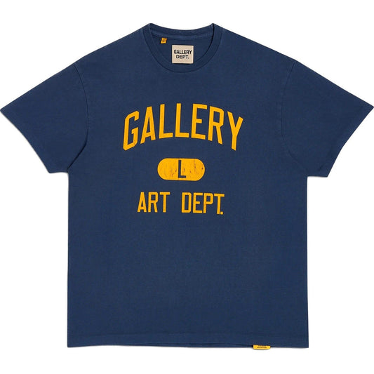 Gallery Dept. Art Dept T-Shirt Navy/Gold