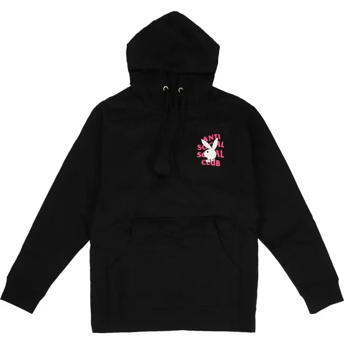 Anti Social Social Club x Playboy Remix Hoodie Black/Pink