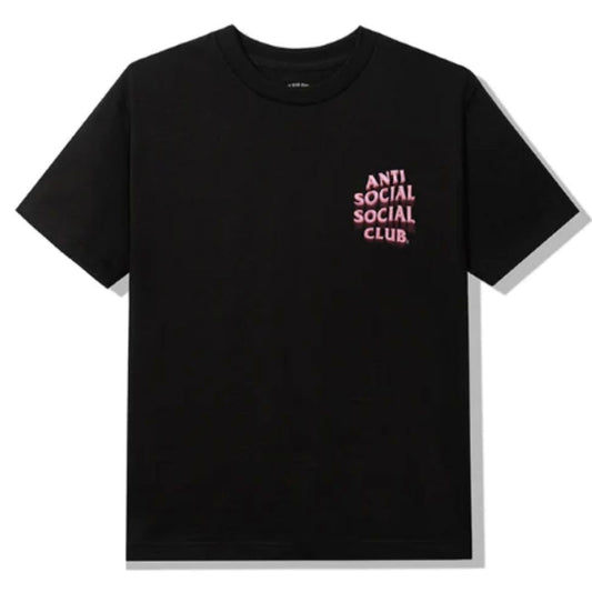 Anti Social Social Club Logo Tee Black/Pink