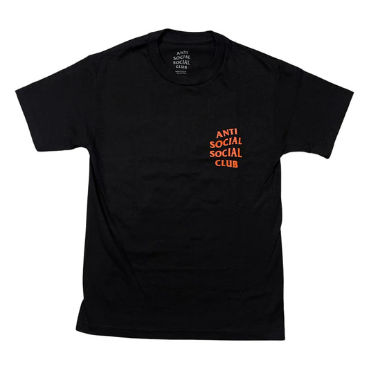 Anti Social Social Club Logo Tee Black/Orange