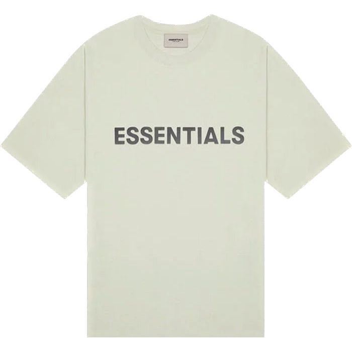 Fear Of God Essentials Boxy T-Shirt Applique Logo Alfalfa Sage