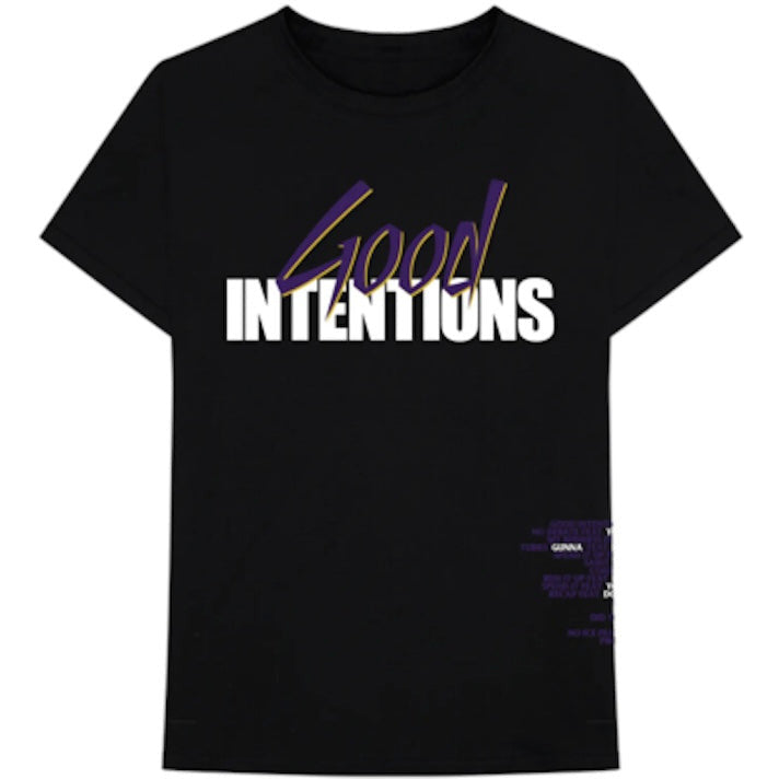 Vlone x Nav “Good Intentions” Doves Tee Black/Purple