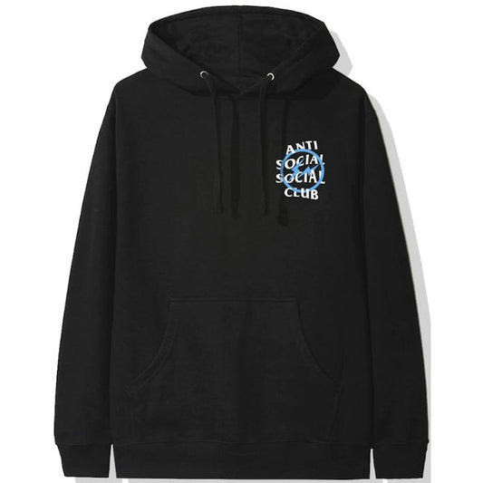 Anti Social Social Club x Fragment Blue Bolt Hoodie Black