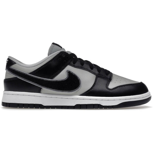 Nike Dunk Low Chenille Swoosh Black Grey