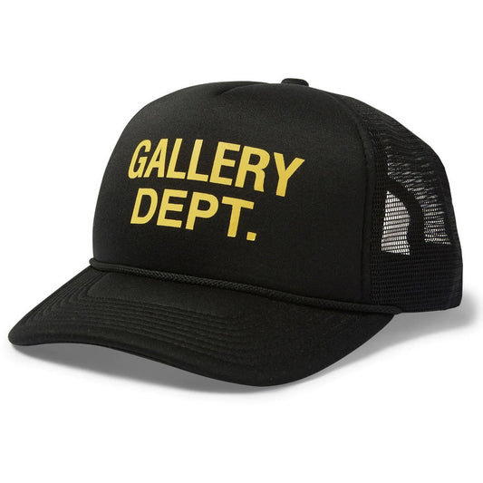 Gallery Dept. Logo Trucker Hat Black/Yellow