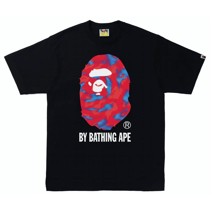 Bape Stroke Camo by Bathing Ape Tee Black/Red