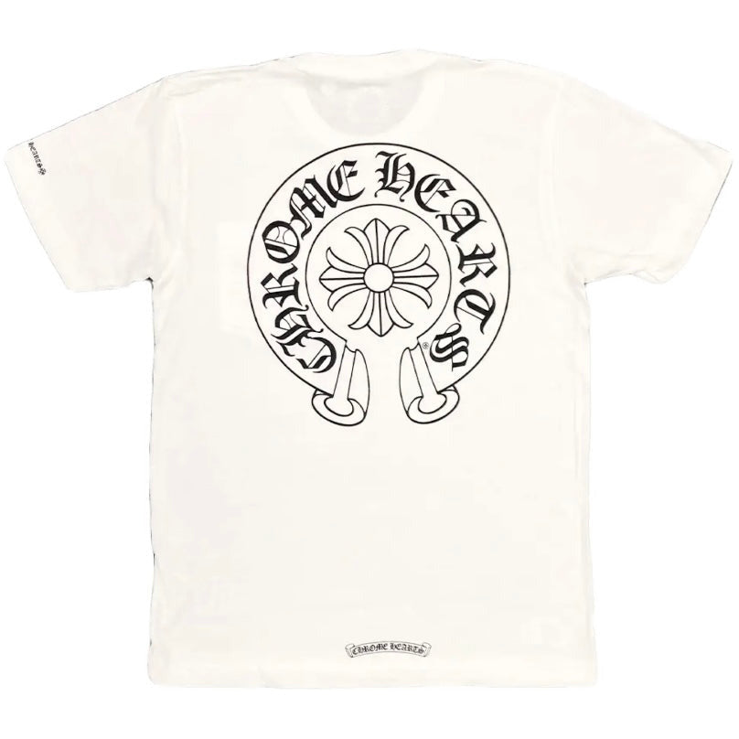 Chrome Hearts Horse Shoe Logo Pocket T-Shirt White